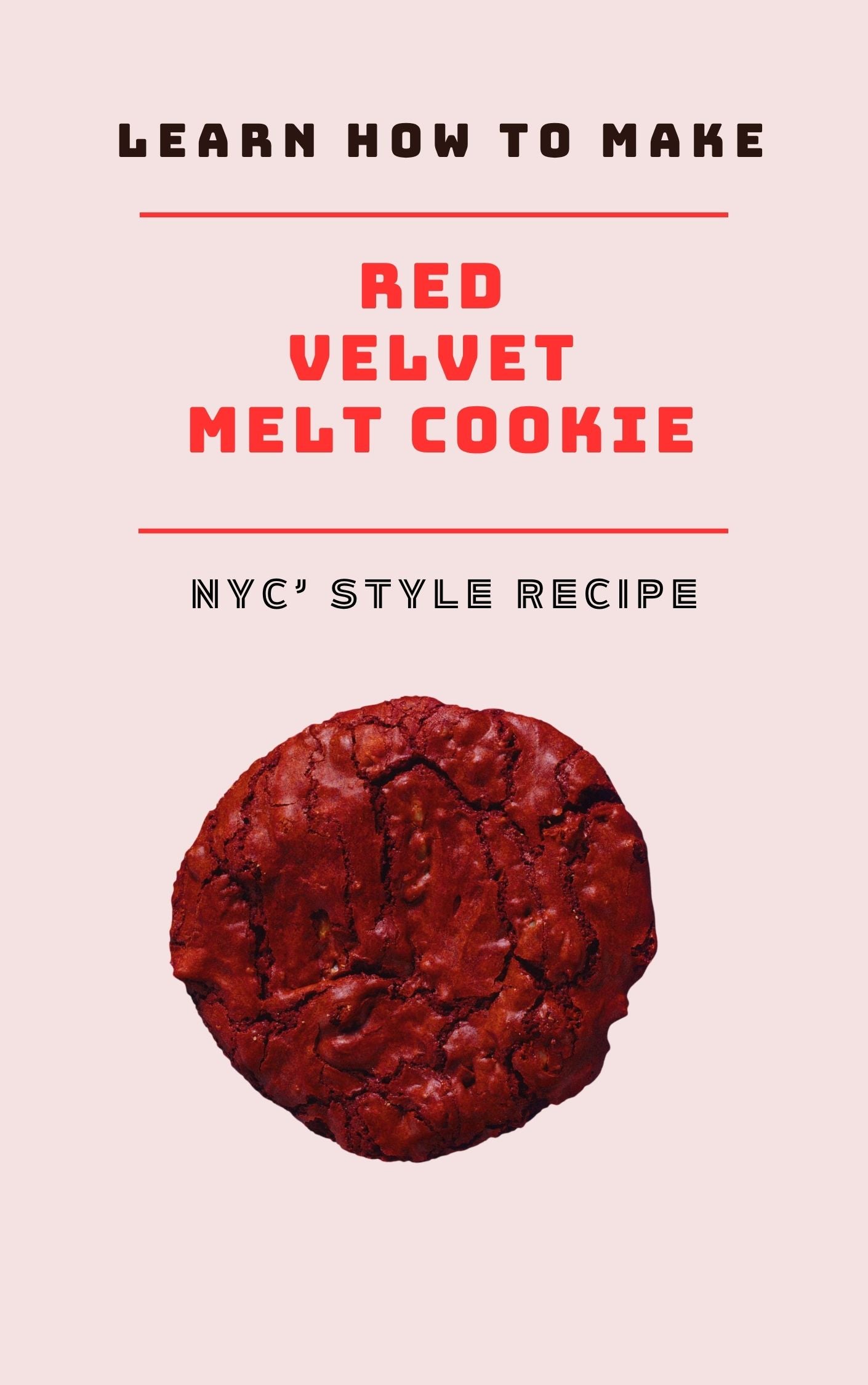 ❤️ Red Velvet Melt Cookie